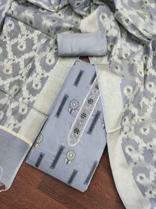 ASISA Floral Printed Stones And Beads Unstitched Dress Material