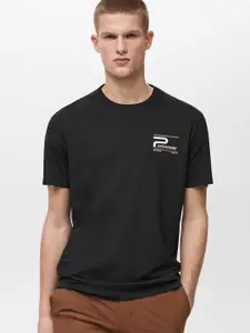 MANGO MAN Typography Print Slim Fit Comfort Stretch T-shirt