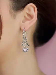 SHAYA Bring in the Warmth 925 Sterling Silver Heart Shaped Drop Earrings