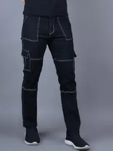 LINARIA Men Classic Tapered Fit Low Distress Jeans