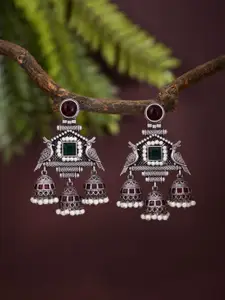 Anvik Artificial Beaded Contemporary Shaped Drop Earrings