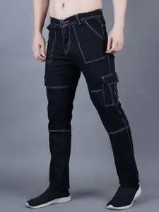 LINARIA Men Classic Straight Fit Mildly Distressed Jeans