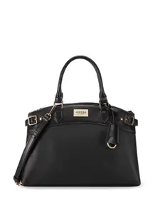 GUESS PU Bucket Satchel with Tasselled