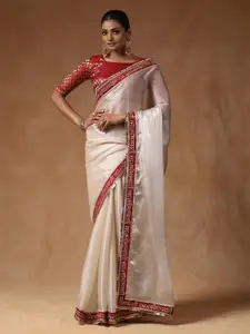 Saree mall Embroidered Tissue Saree