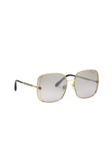 Chopard Women Square Sunglasses with UV Protected Lens SCHG33S61301XSG-Gold-Toned