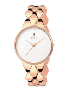 Imperious- The Royal Way Women Brass Dial & Wrap Around Straps Analogue Watch IMP-RGold-1011