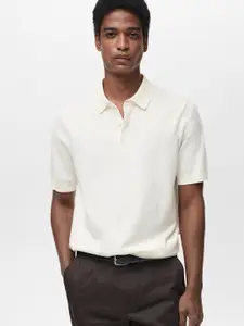 MANGO MAN Pure Cotton Polo T-shirt