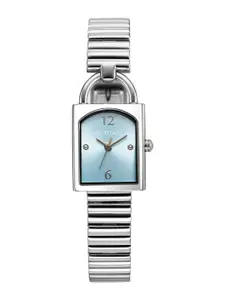 Titan Metro Women Embellished Dial & Bracelet Style Straps Analogue Watch 95303SM01