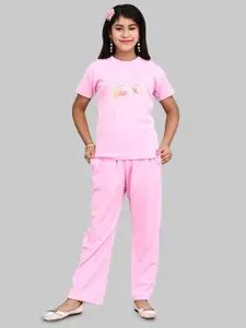 ORIEX THE ORIGINAL FASHION Girls Printed T-shirt With Trousers