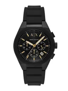 Armani Exchange Men Patterned Dial & Straps Analogue Watch AX7165SET