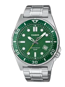 CASIO Men Dial & Stainless Steel Cuff Straps Analogue Watch A2378