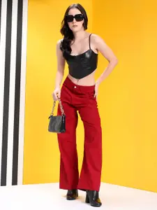 Kotty Women Jean Straight Fit High-Rise Stretchable Jeans