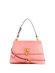 GUESS Textured PU Structured Satchel