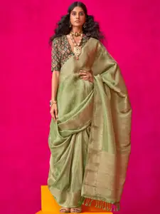 Mitera Ethnic Motifs Tissue Saree