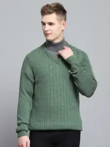 Monte Carlo Men Striped Woollen Pullover