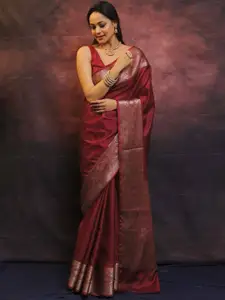 KALINI Woven Design Zari Banarasi Saree