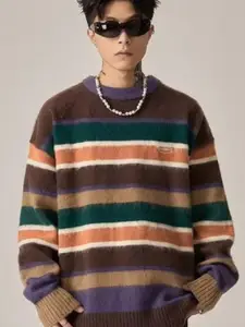 StyleCast Men Striped Pullover