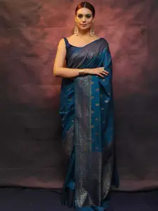KALINI Woven Design Zari Banarasi Saree