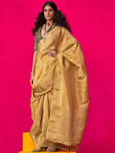 Mitera Woven Design Zari Tissue Saree