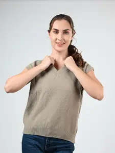 StyleCast Women V-Neck Sleeveless Sweater Vest