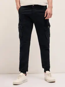 THE BEAR HOUSE Men Slim Fit Cargos Trousers