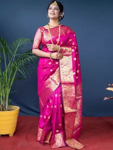 KALINI Woven Design Zari Banarasi Saree