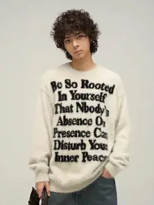 StyleCast Men Typography Pullover