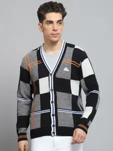Monte Carlo Men Checked Woollen Cardigan