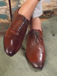 Tresmode The Togford Brown Men's Oxford Lace Ups
