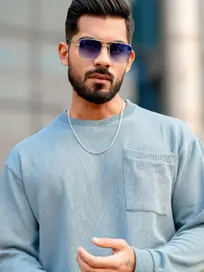 Maniac Men Coarse Knit Cotton Pullover Sweater