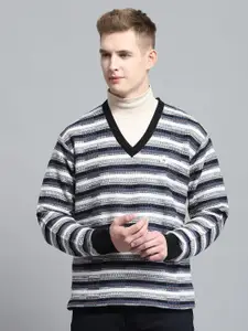 Monte Carlo Men Striped Woollen Pullover