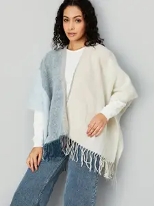 max Women Colourblocked Poncho