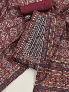 Meena Bazaar Printed Unstitched Dress Material