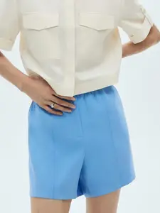 MANGO Women Solid Shorts