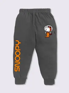 YK X Minute Mirth Boys Graphic Printed Joggers