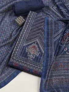 Meena Bazaar Printed Unstitched Dress Material