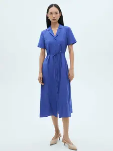 MANGO Midi Blazer Dress with Belt