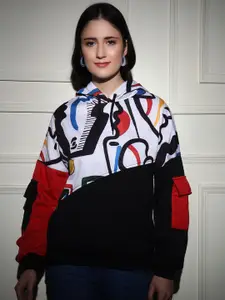 TANDUL Women Abstract Printed Sweatshirt