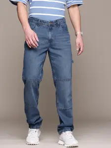 The Roadster Lifestyle Co. Men Mid-Rise Pure Cotton Light Fade Regular Fit Jeans