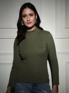 BAESD Women Ribbed Long Sleeves Pullover