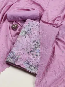 Meena Bazaar Printed Unstitched Dress Material