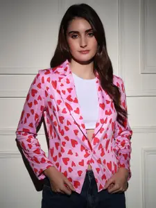 TANDUL Women Printed Single-Breasted Blazers