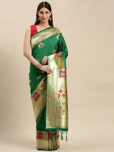flaher Woven Design Banarasi Saree