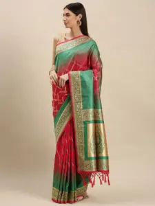 flaher Woven Design Banarasi Saree