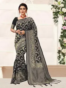 Trendmalls Woven Design Banarasi Saree