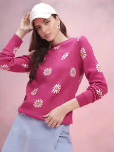 DressBerry Floral Printed Pullover
