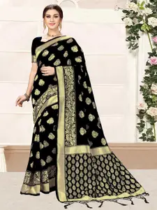 Trendmalls Floral Woven Design Banarasi Saree