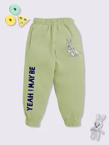 YK X Minute Mirth Boys Printed Cotton Joggers