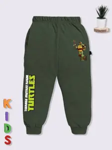 YK X Minute Mirth Boys Graphic Printed Joggers