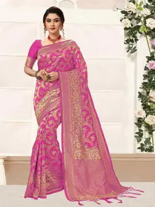 Trendmalls Woven Design Banarasi Saree